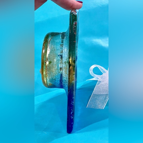 Mykonos Greece Glass Art & Keychain. Both purchased on Mykonos. 5-Star Seller! - Picture 6 of 8